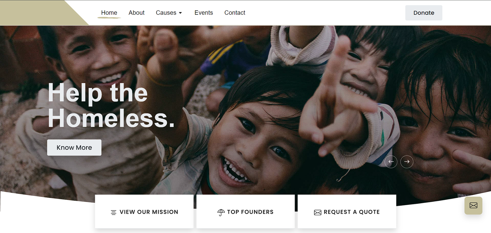 HopeForHome: Images of Impactful Charity Initiatives